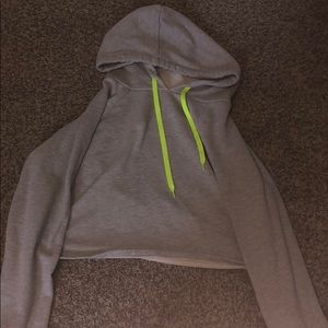 Grey and Neon hoodie from Forever21